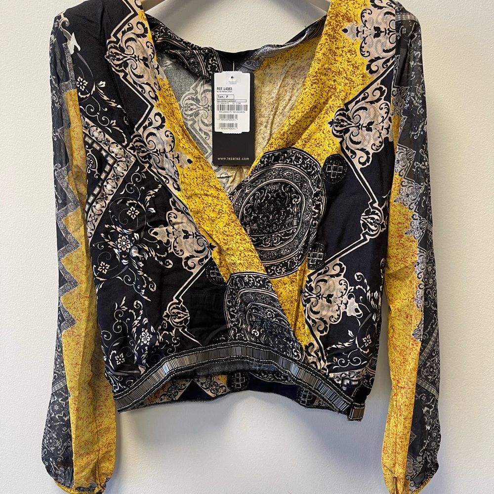 NWT bohemian cropped top